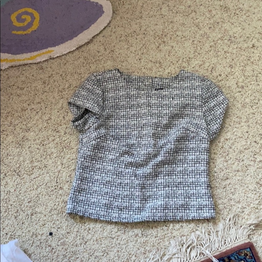 Jacquard Structured Top